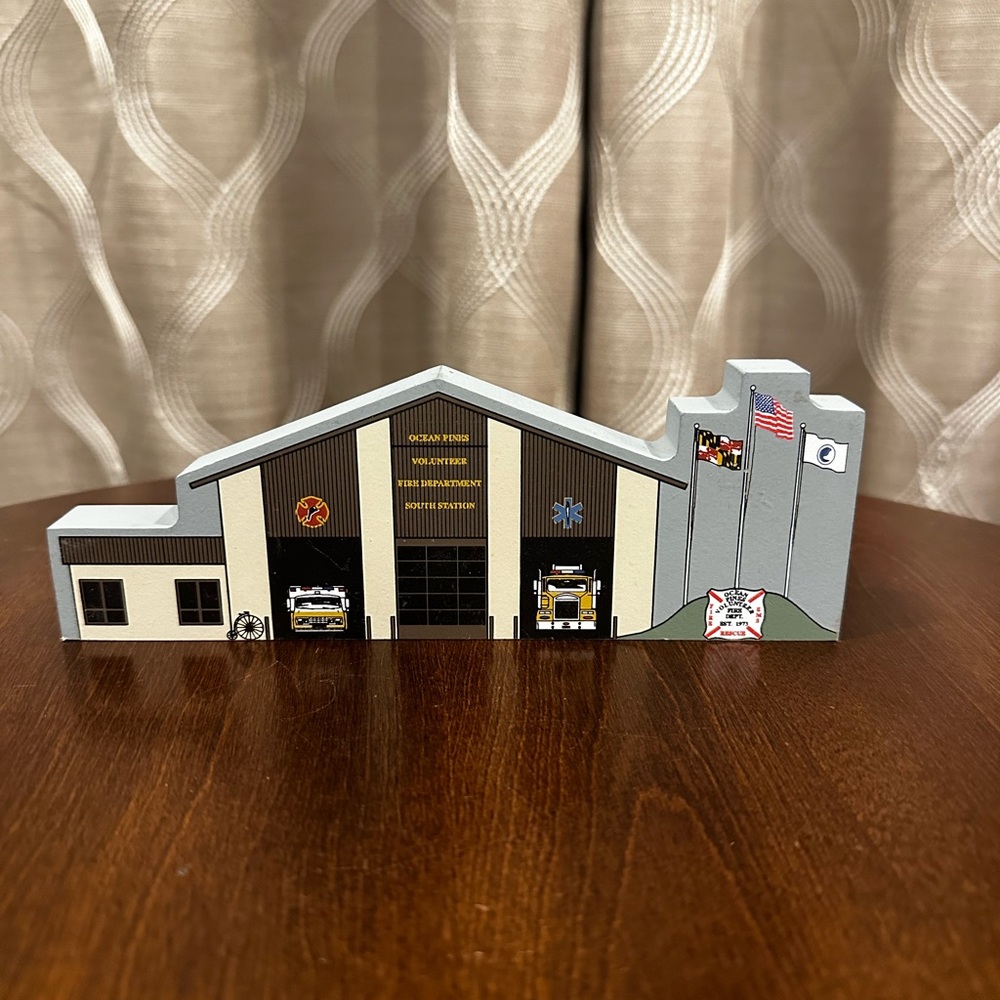 Ocean Pines Fire Department Wooden Model